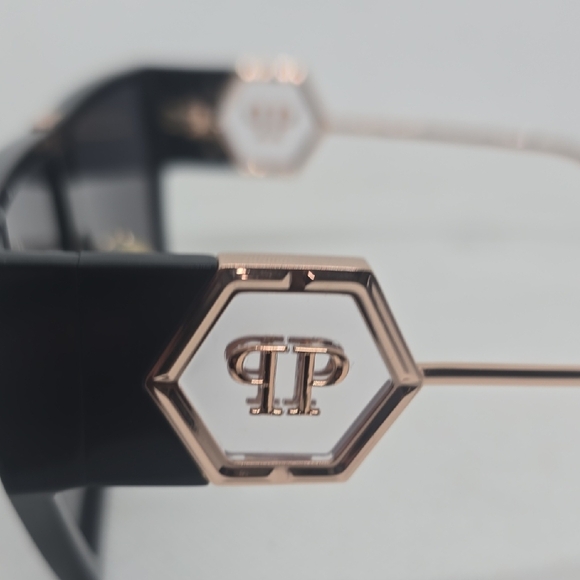 PHILIPP PLEIN Black Geometric Sunglasses - Picture 3 of 7
